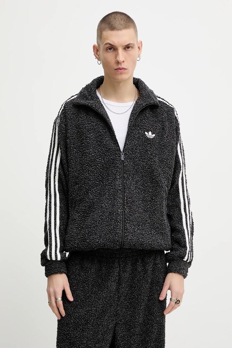 adidas Originals bluza Boucle męska kolor szary melanżowa KS5275