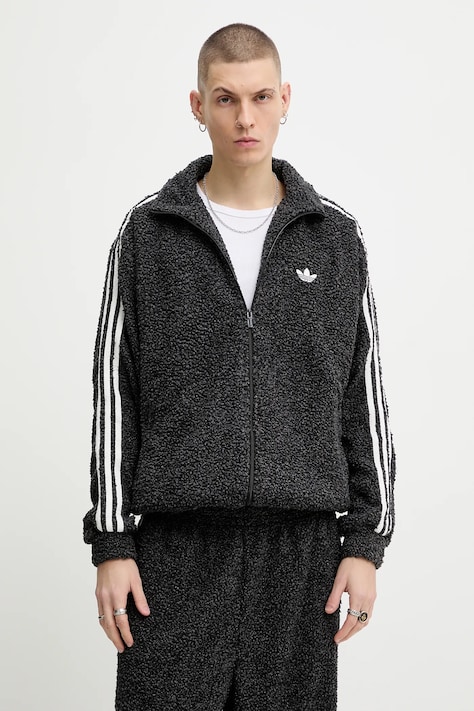 adidas Originals bluza Boucle culoarea gri, melanj, KS5275