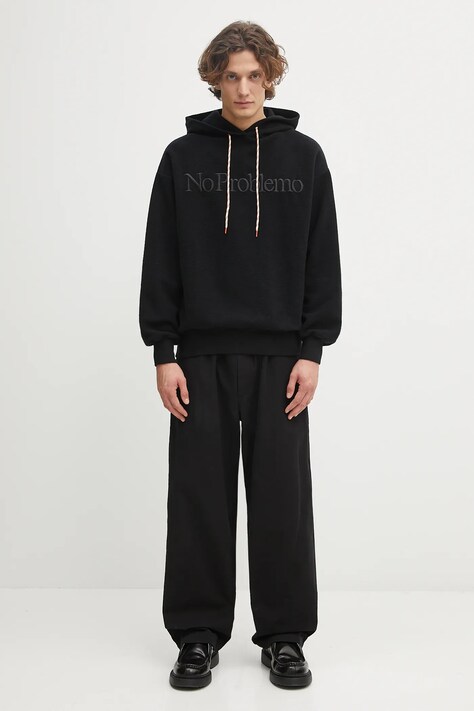 Бавовняна кофта No Problemo Reverse Fleece Hoodie — фото 5