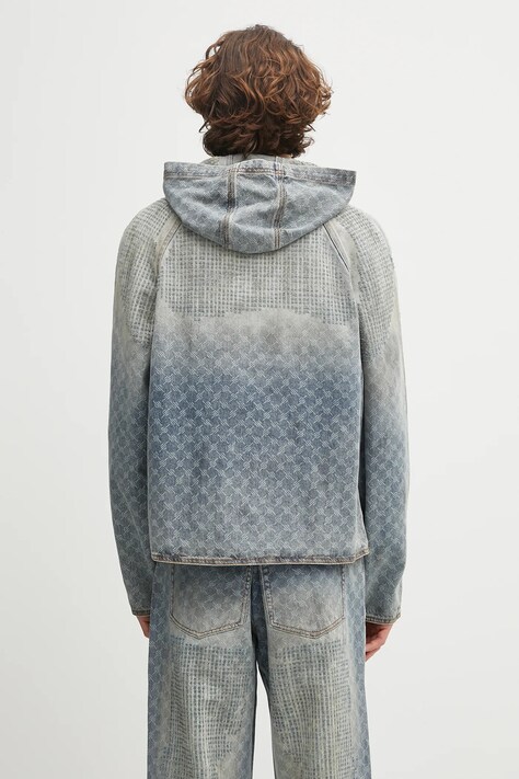 Джинсова куртка Daily Paper Destroyed Denim Hoodie — фото 3