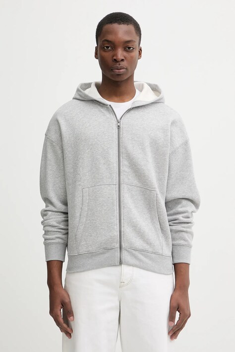 Hollister Co. bluza męska kolor szary z kapturem melanżowa KI322-5279-122