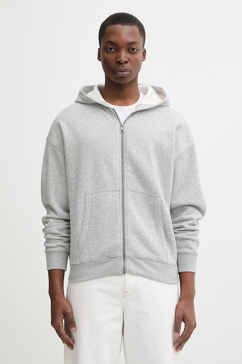 Hollister Co. bluza męska kolor szary z kapturem melanżowa KI322-5279-122