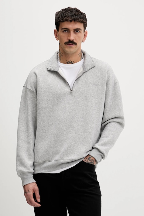 Hollister Co. bluza męska kolor szary melanżowa KI322-5372-112