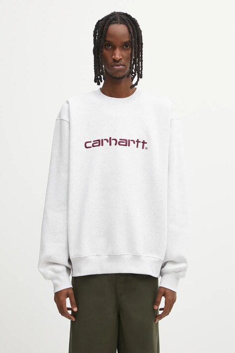 Carhartt WIP bluza Carhartt Sweat męska kolor szary melanżowa I030546.38HXX