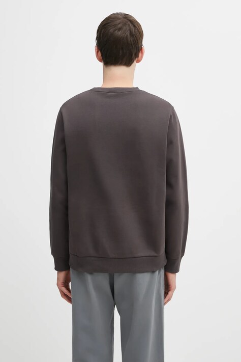 Кофта Gramicci One Point Crew — AW25-BLM16P, коричневий — фото 3