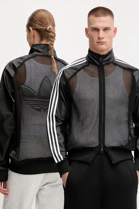 Mikina adidas Originals Pride x Jeremy Scott černá barva, s potiskem, JY2016