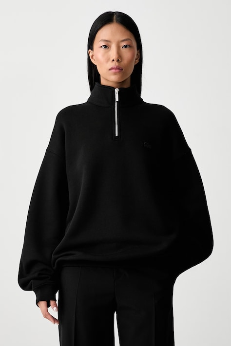 Lacoste Bluza bawełniana czarna SH7759