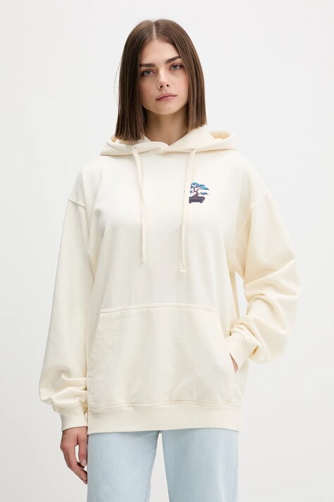 Бавовняна кофта Kaotiko — AW25-BLU011, бежевий — фото 7