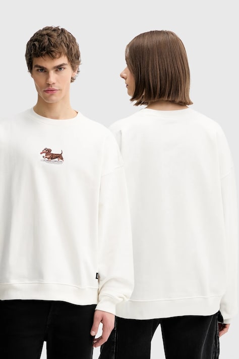 Βαμβακερή μπλούζα Kaotiko χρώμα: άσπρο, AR051-02-G002