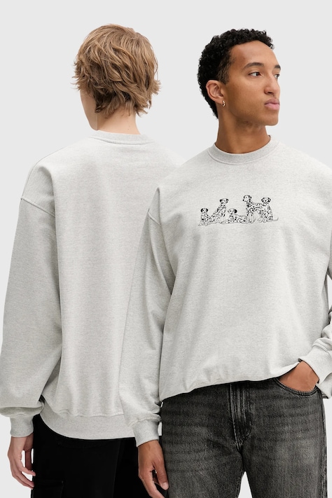 Kaotiko bluză culoarea gri, cu imprimeu, AR053-01-G002