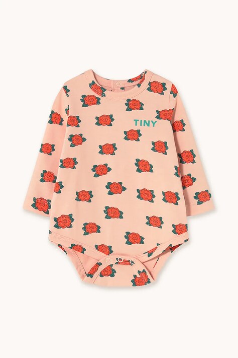 Tinycottons body bawełniane niemowlęce CAMELIAS BODY AW25-202