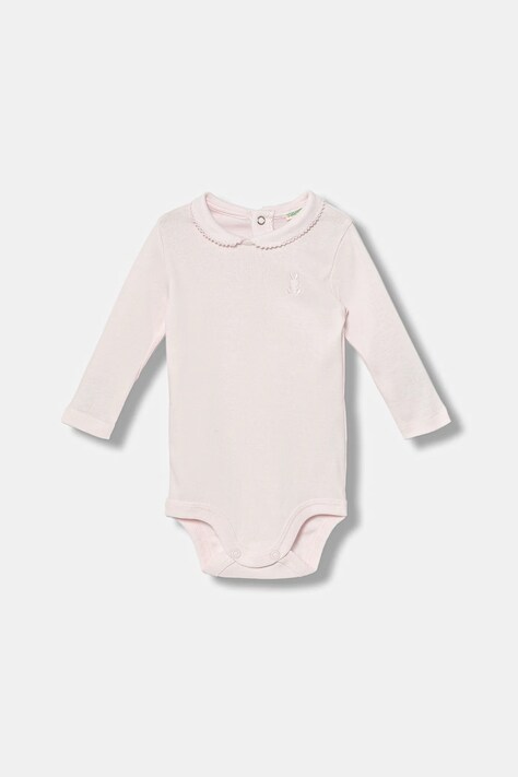 United Colors of Benetton body bawełniane niemowlęce 3I9WAB00R