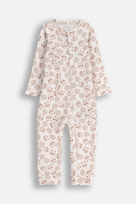 Coccodrillo pajacyk niemowlęcy bawełniany PYJAMAS