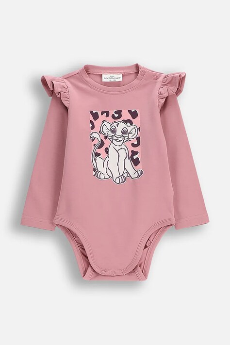 Coccodrillo body z bawełną niemowlęce LICENCE GIRL