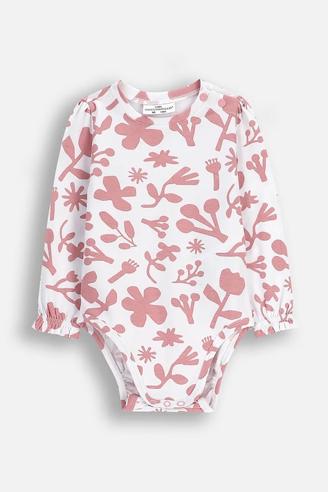 Coccodrillo body din bumbac TEDDY BEAR GIRL NEWBORN