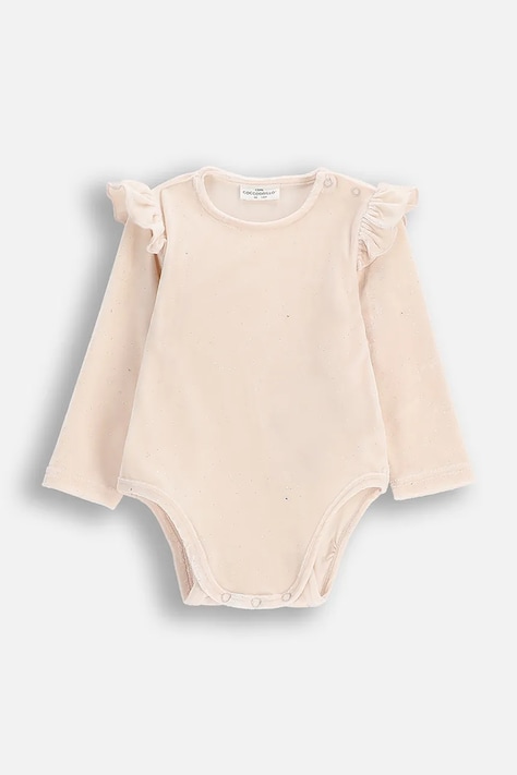 Kojenecké body s bavlnou Coccodrillo ELEGANT BABY GIRL