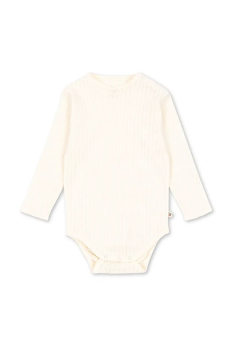 Konges Sløjd body bawełniane niemowlęce MINNIE BODY GOTS KS104373