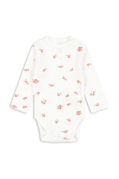 Konges Sløjd body bawełniane niemowlęce MINNIE BODY GOTS KS3013