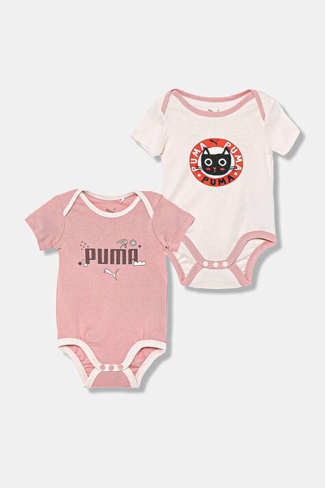 Puma body bawełniane niemowlęce MINICATS Newborn 2-Pack Graphic Bodysuit Set INF 2-pack 689736