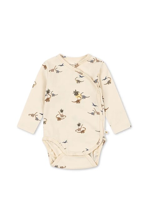 Konges Sløjd body niemowlęce BASIC LS NEWBORN BODY GOTS KS103703