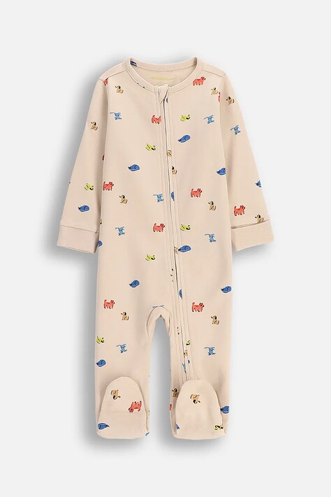 Coccodrillo pajacyk niemowlęcy bawełniany BUDDIES BOY NEWBORN