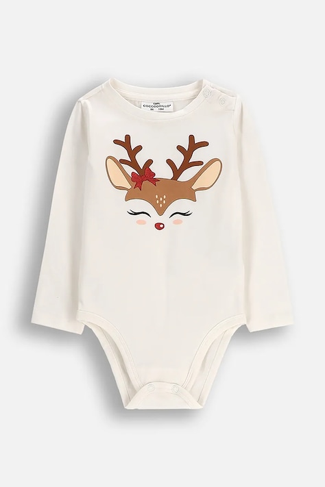 Βρεφικό body βαμβακερό Coccodrillo MERRY XMAS