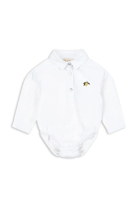 Konges Sløjd body din bumbac pentru bebeluși RAY BABY SHIRT GOTS KS104407