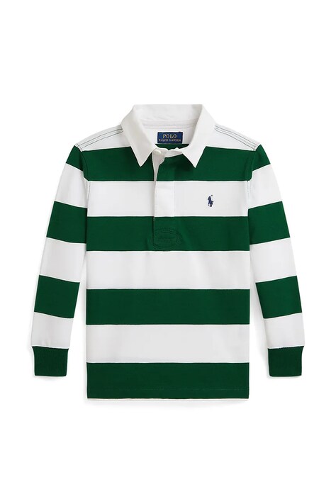 Polo Ralph Lauren longsleeve bawełniany dziecięcy kolor biały wzorzysty 322882614008