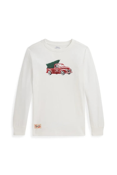 Детская футболка Polo Ralph Lauren цвет бежевый 322981328001