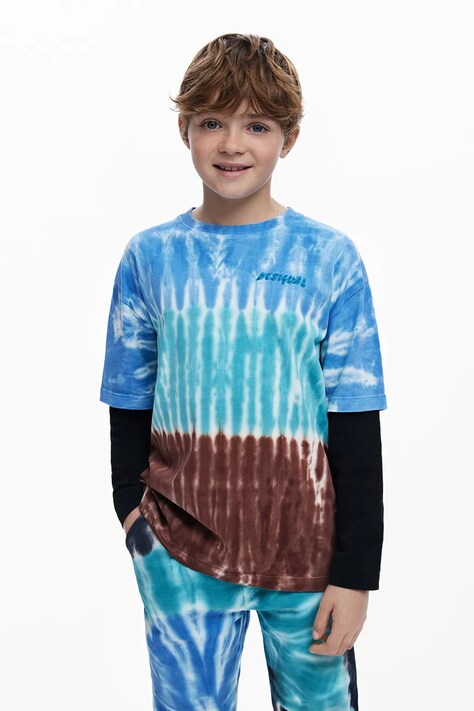 Desigual longsleeve din bumbac pentru copii cu imprimeu, 25WBTK16