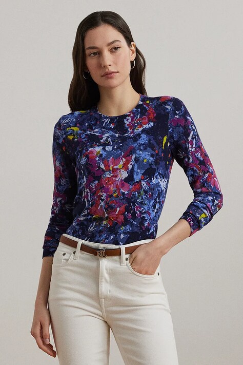 Хлопковый лонгслив Lauren Ralph Lauren 200971173