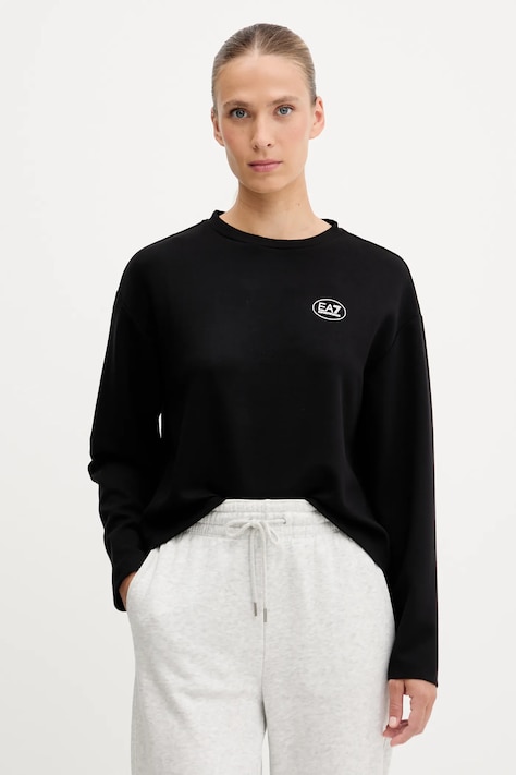 Лонгслив EA7 Emporio Armani цвет чёрный AF16251.7W000609