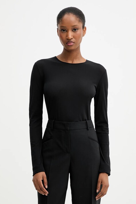 MM longsleeve EFFETTO culoarea negru, 2526946037600