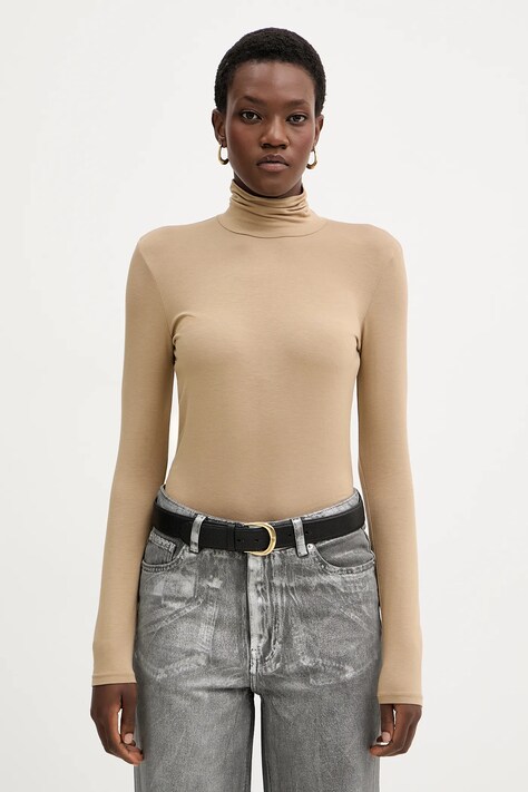 Weekend Max Mara longsleeve MULTIF kolor zielony 2525946022600