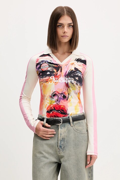 Puma longsleeve PUMA x KIDSUPER kolor różowy 632369