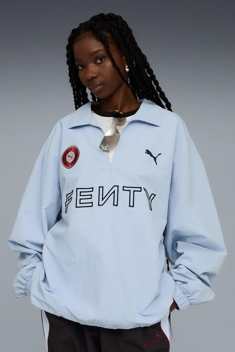 Puma longsleeve PUMA x FENTY kolor niebieski 635734
