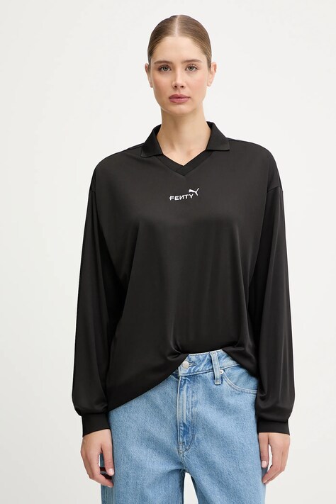 Puma longsleeve PUMA x FENTY kolor czarny 633786
