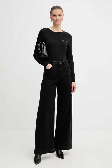 Armani Exchange longsleeve kolor czarny XW001353 AF17173