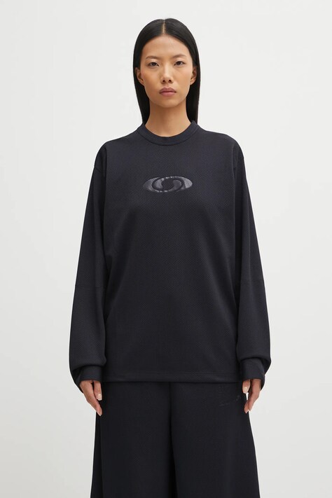MM6 Maison Margiela longsleeve x Salomon kolor czarny S52NH0036.M20139.899