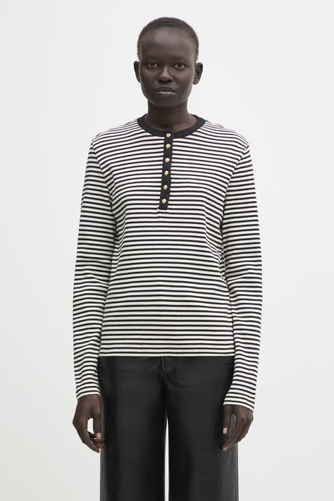 Anine Bing longsleeve alessia kolor granatowy A.08.10314