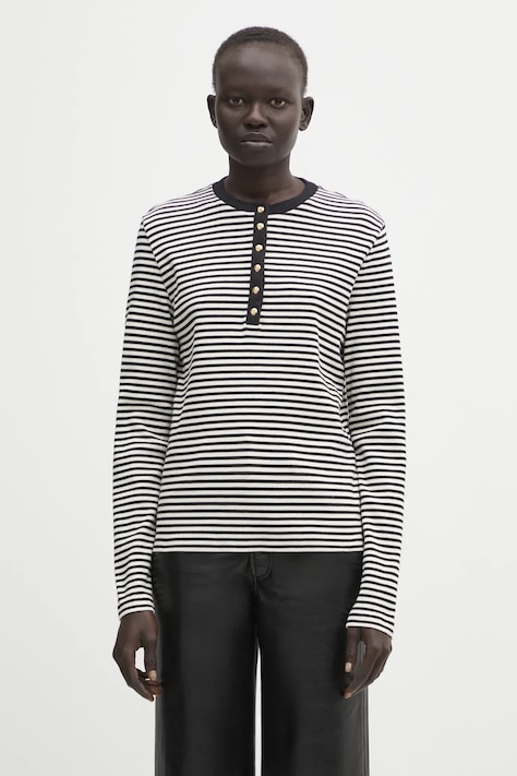 Anine Bing longsleeve alessia kolor granatowy A.08.10314