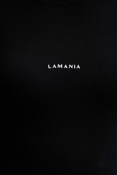 La Mania лонгслів жіночий з віскозою — AW25-BUD07L, чорний — фото 5