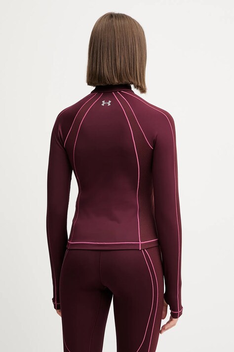 Лонгслів для тренувань Under Armour ColdGear — AW25-BUD09B, бордо — фото 3