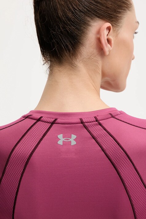 Лонгслів для тренувань Under Armour ColdGear — AW25-BUD09C, рожевий — фото 5