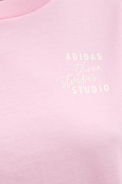 adidas longsleeve bawełniany kolor różowy KT3272