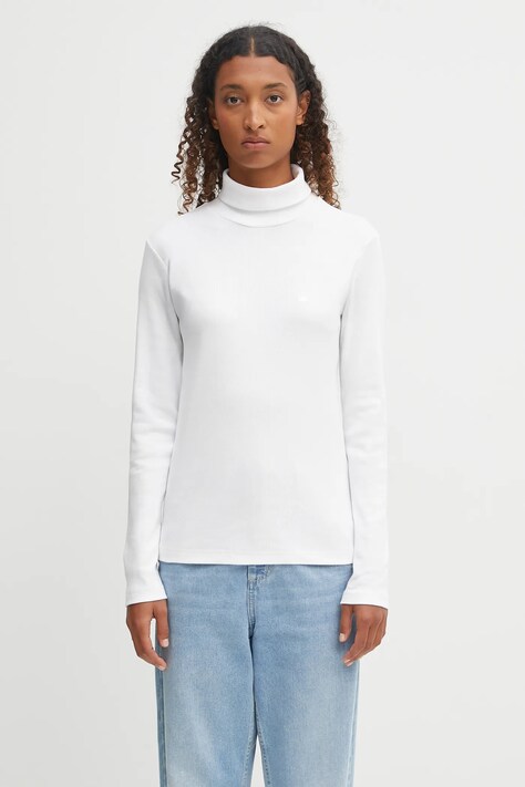 Блуза с дълги ръкави Carhartt WIP W'''''''' L/S Philipa Mockneck T-Shirt в бяло с поло I035470.02XX