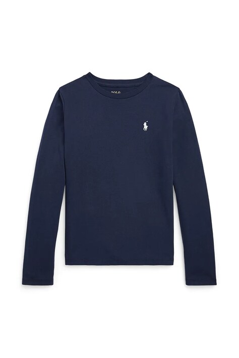 Polo Ralph Lauren longsleeve bawełniany dziecięcy kolor granatowy 313841122029
