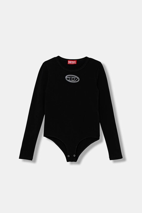 Otroški body Diesel BALAT T-SHIRT črna barva, J02433