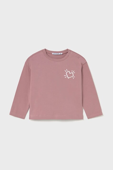 Mayoral longsleeve bebeluși culoarea roz, 2079