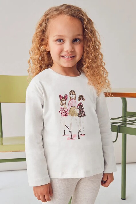 Mayoral longsleeve kolor różowy 4011